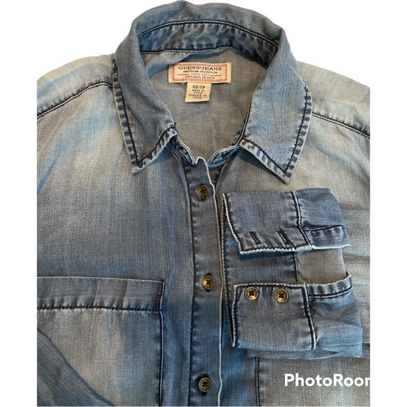 GUESS DENIM SHIRT - Picture 2 of 6
